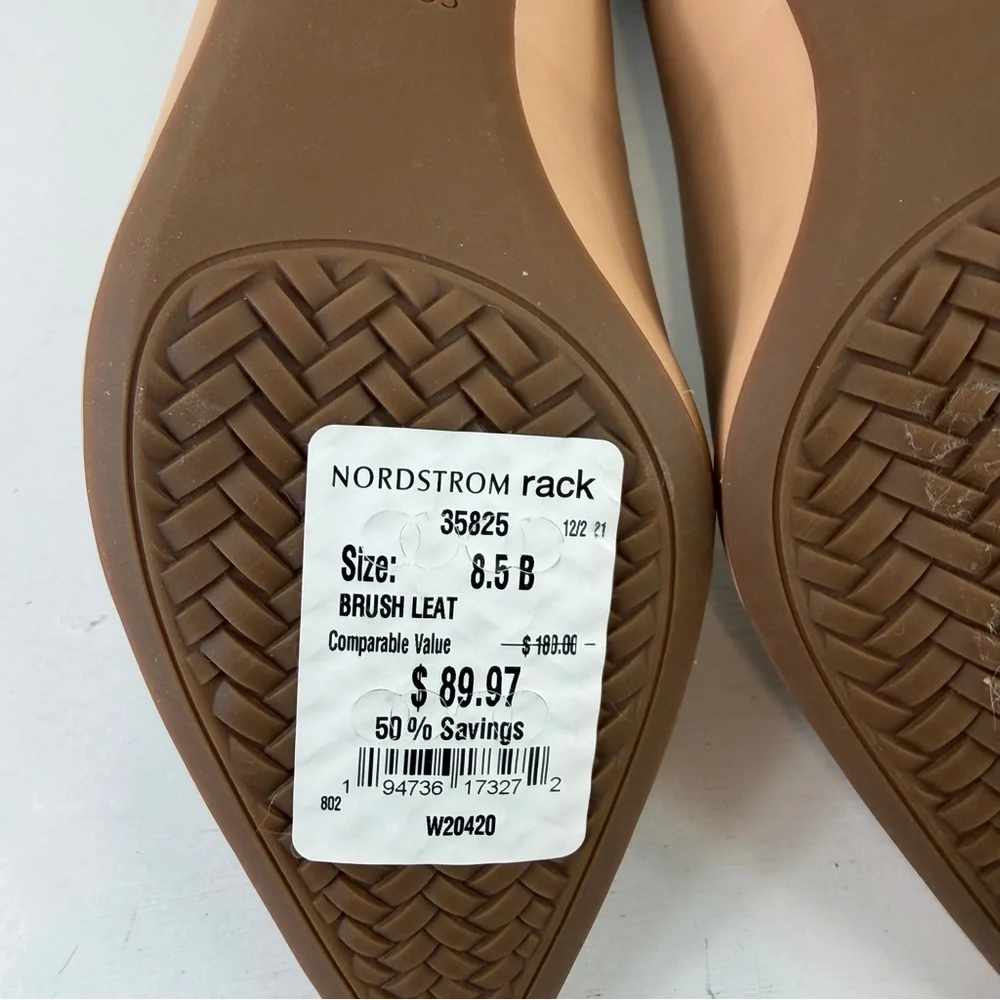 NWT Cole Haan Women’s The Go-to Park‎ Tuscan Sand Leather Pump 2.5” Heel Sz 8.5B